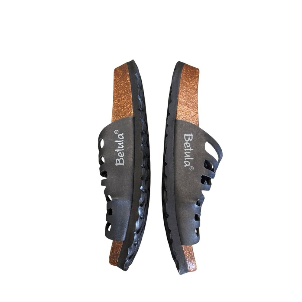 Betula by Birkenstock Granada Sandals Size 8.5 Black Double Buckle Boho Gorpcore - Picture 2 of 5
